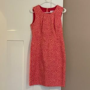 Calvin Klein Coral Midi Dress